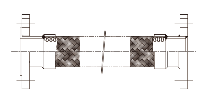 NK-2500 南国工业NFK通用法兰接头柔性软管华北区北崎经销