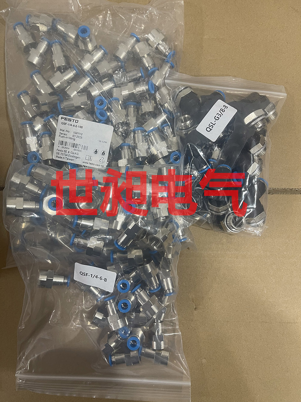 德国FESTO费斯托接头QSF-1/4-6-B全新原装