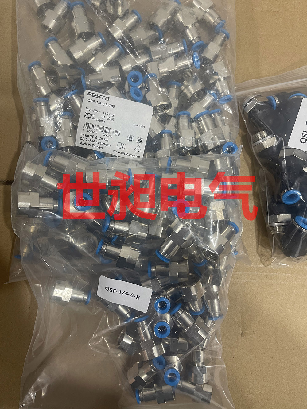 德国FESTO费斯托接头QSF-1/4-6-B全新原装