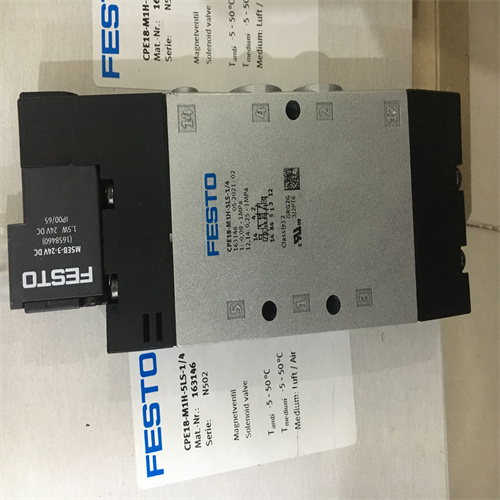 环境要求FESTO费斯托电磁阀VUVS-L30-P53C-MD-G38-F8-1C1