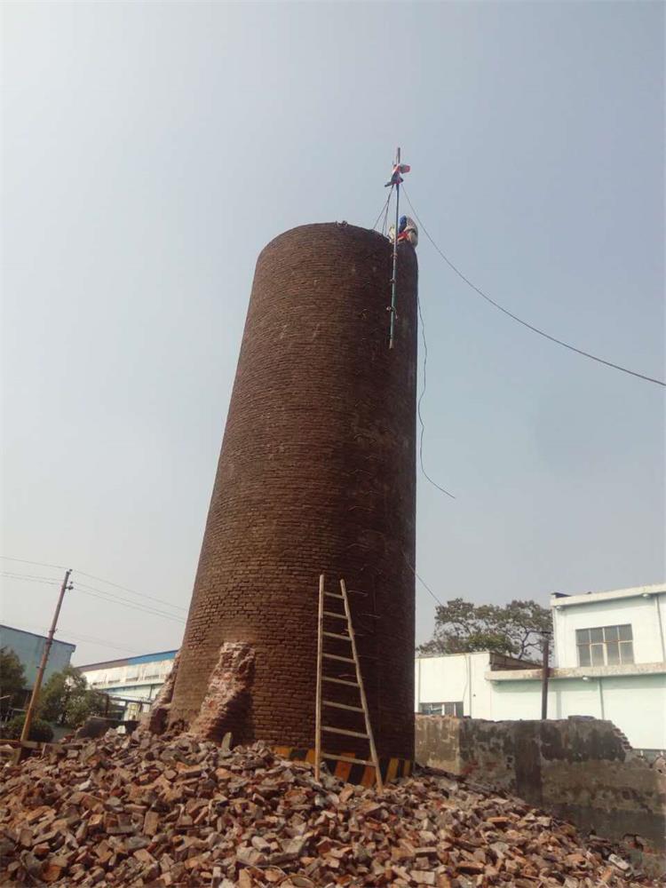 40米砖烟囱砌筑新建