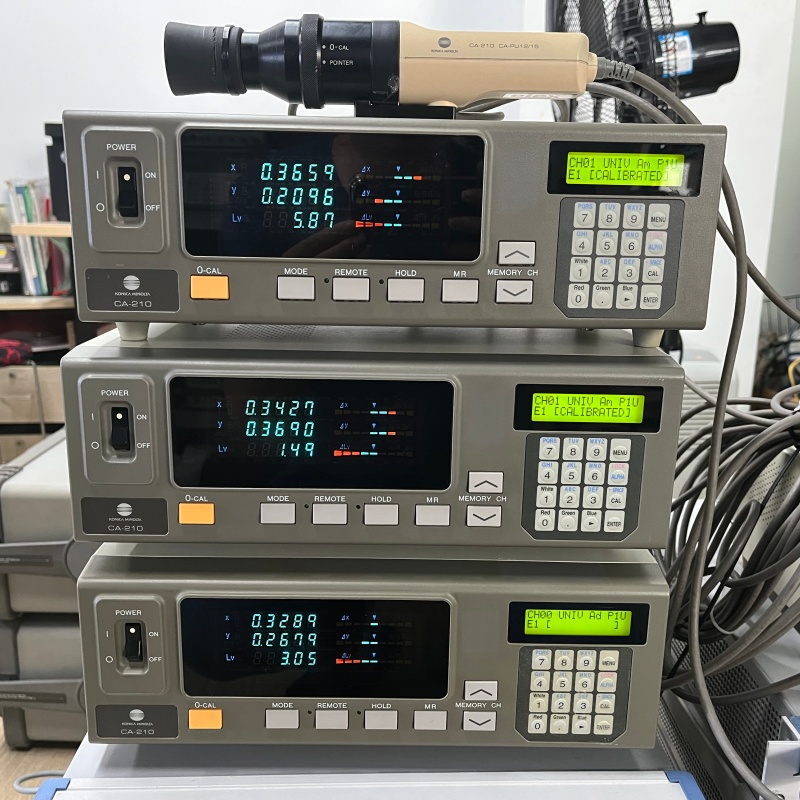 实测可用原厂退役Konicameinolta柯尼卡美能达CA-210色彩分析