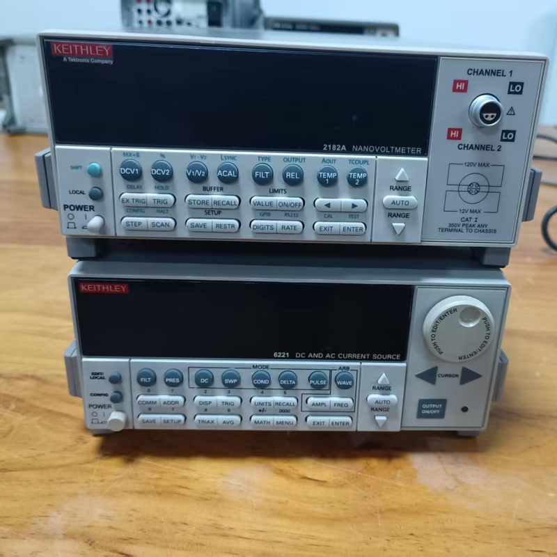  keithley/吉时利6221交直流精密电流源+2182A纳伏表