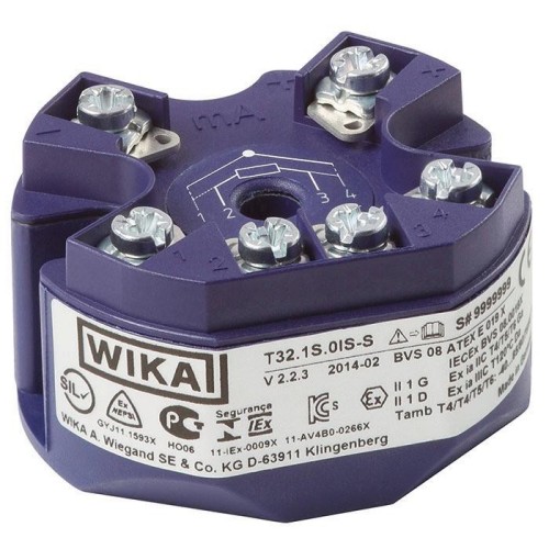 卡洛斯莫推出现货原装WIKA/威卡T32.xS型数字温度变送器