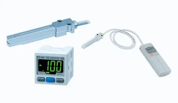 日本 SMC IZS51 紧凑型静电消除棒 IO-Link 通信精密产线离子装置